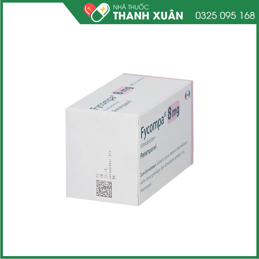 Fycompa 8mg điều trị bổ trợ cơn động kinh